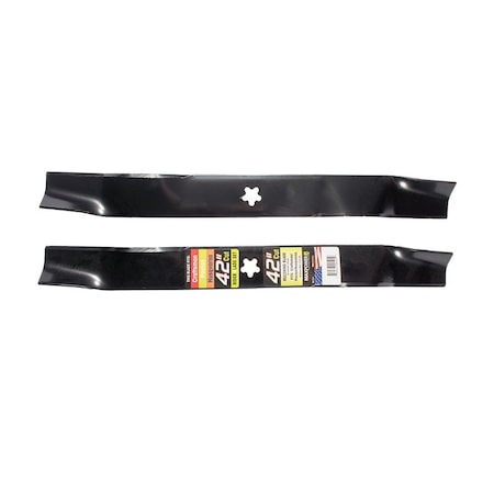 Maxpower MaxPower 42 in. Mulching Mower Blade Set For Riding Mowers 2 pk 561714
